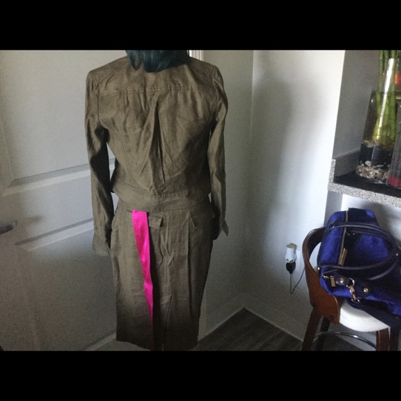DVF linen suit sz 6 - Picture 4 of 6